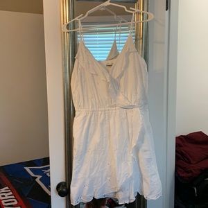 White eyelet dress from Express. Size Large
